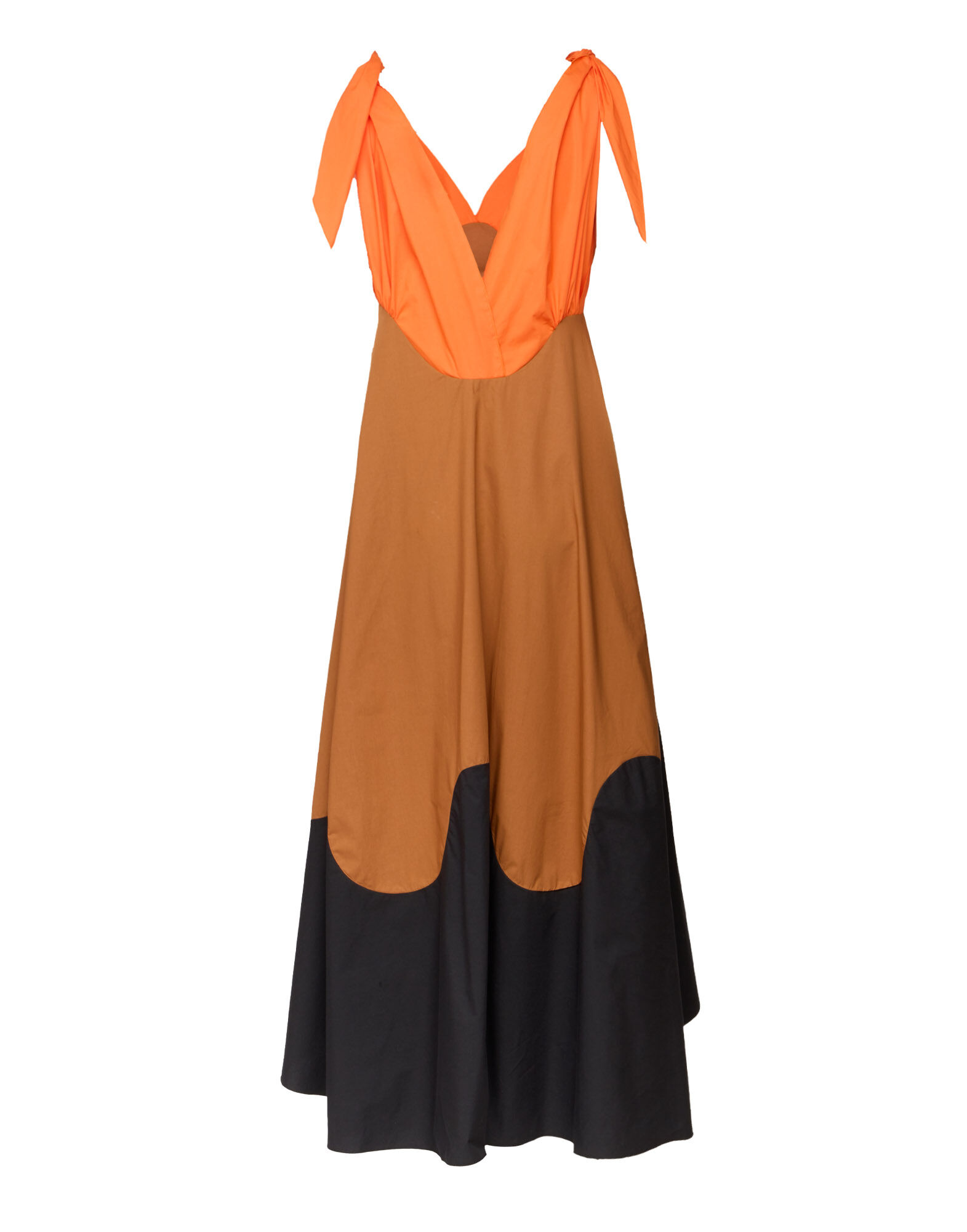 La DoubleJ High Tide Dress Color Block Corallo DRE0472COT043CLB06RE03