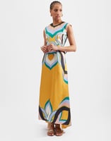 La DoubleJ San Carlo Dress &#40;Placed&#41;  DRE0495SIL006MCP03OR02