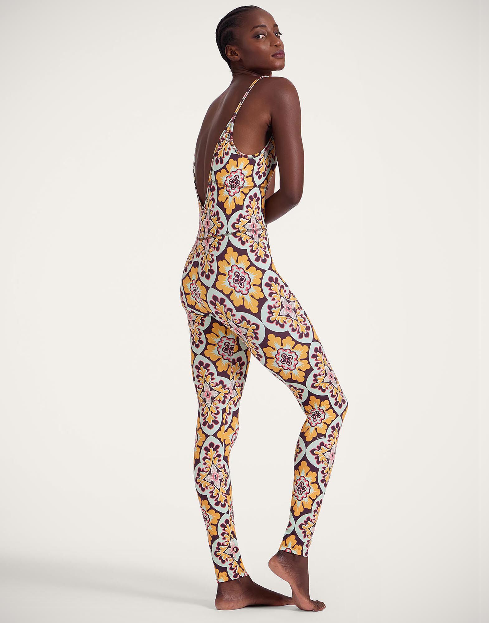 Magica Catsuit in Palazzo Yellow for Women | La DoubleJ