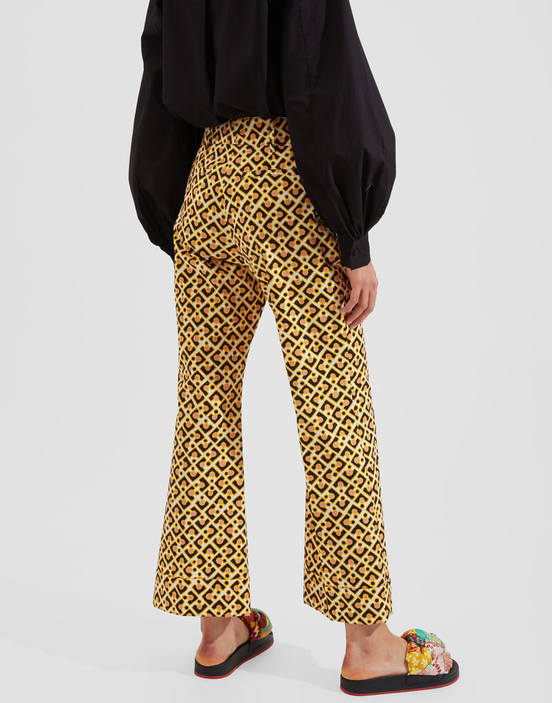 La DoubleJ Hendrix Pants La DoubleJ Hendrix Pants Puzzle Rosa TRO0014COT006PUZ0002