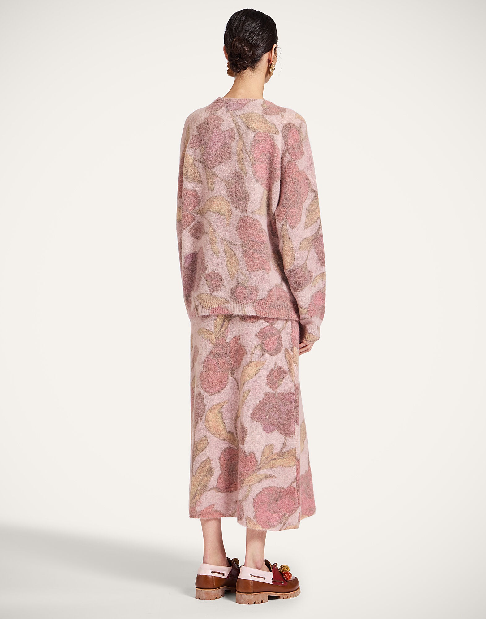 La DoubleJ All-In Skirt French Kiss Dusty Pink SKI0134KNI124VA419PI10