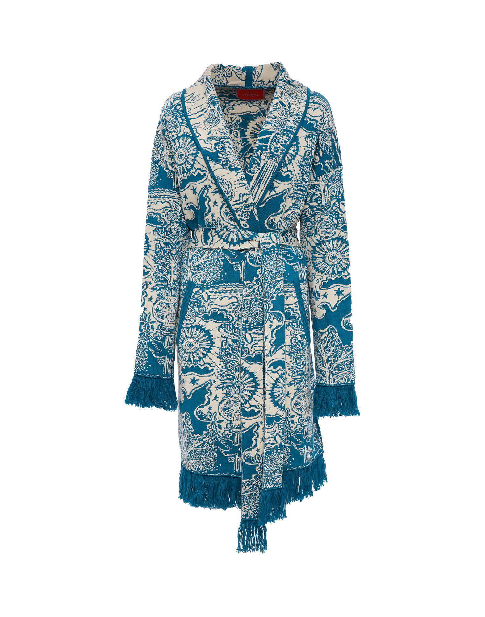 La DoubleJ Boudoir Jacket Ionic Petrolio JAC0037KNI042VAR0074