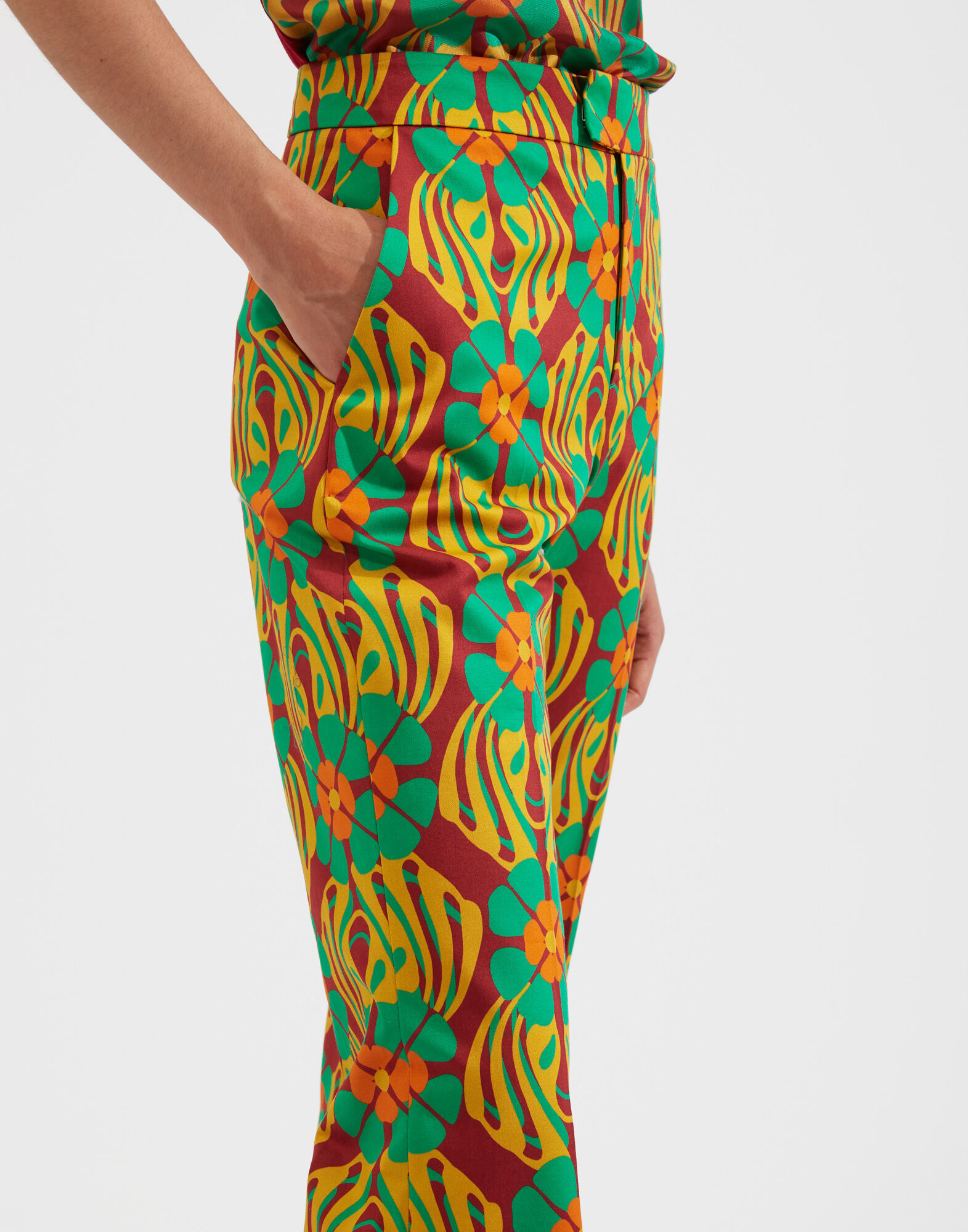 La DoubleJ Saturday Night Pants Clover TRO0030COT006CLO0003