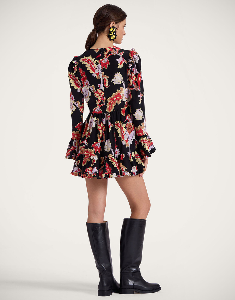 La DoubleJ Short Visconti Dress La DoubleJ Short Visconti Dress Lark Black DRE0074CRE001LAR01BL01