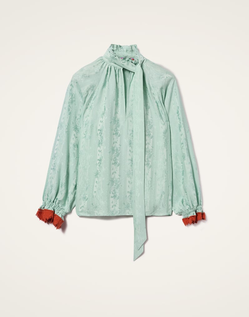 La DoubleJ Cerere Blouse La DoubleJ Cerere Blouse Pekin Mint SHI0132JCQ107PEK01GR11