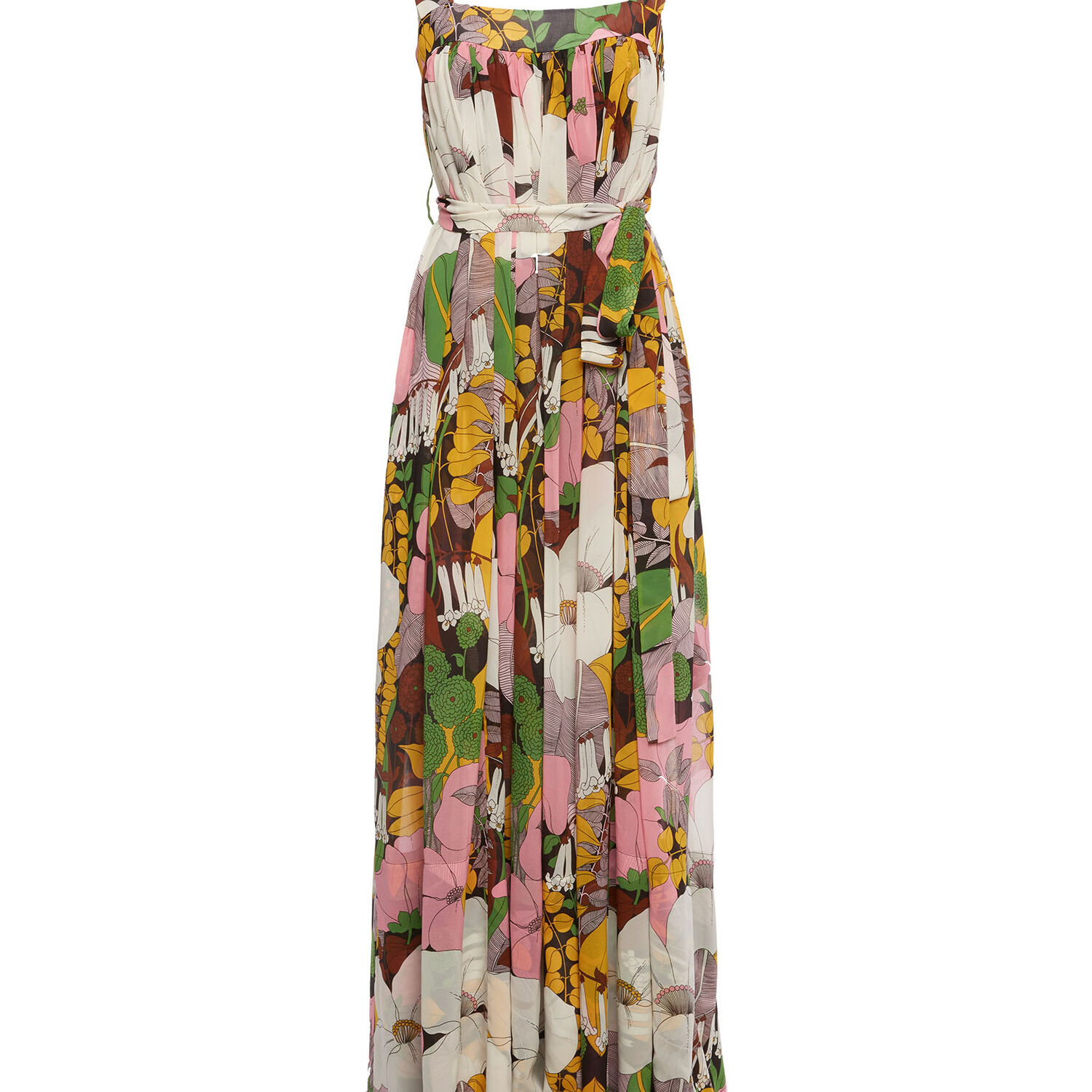 La Doublej Mimosa Floral Print Dress In Big Flower