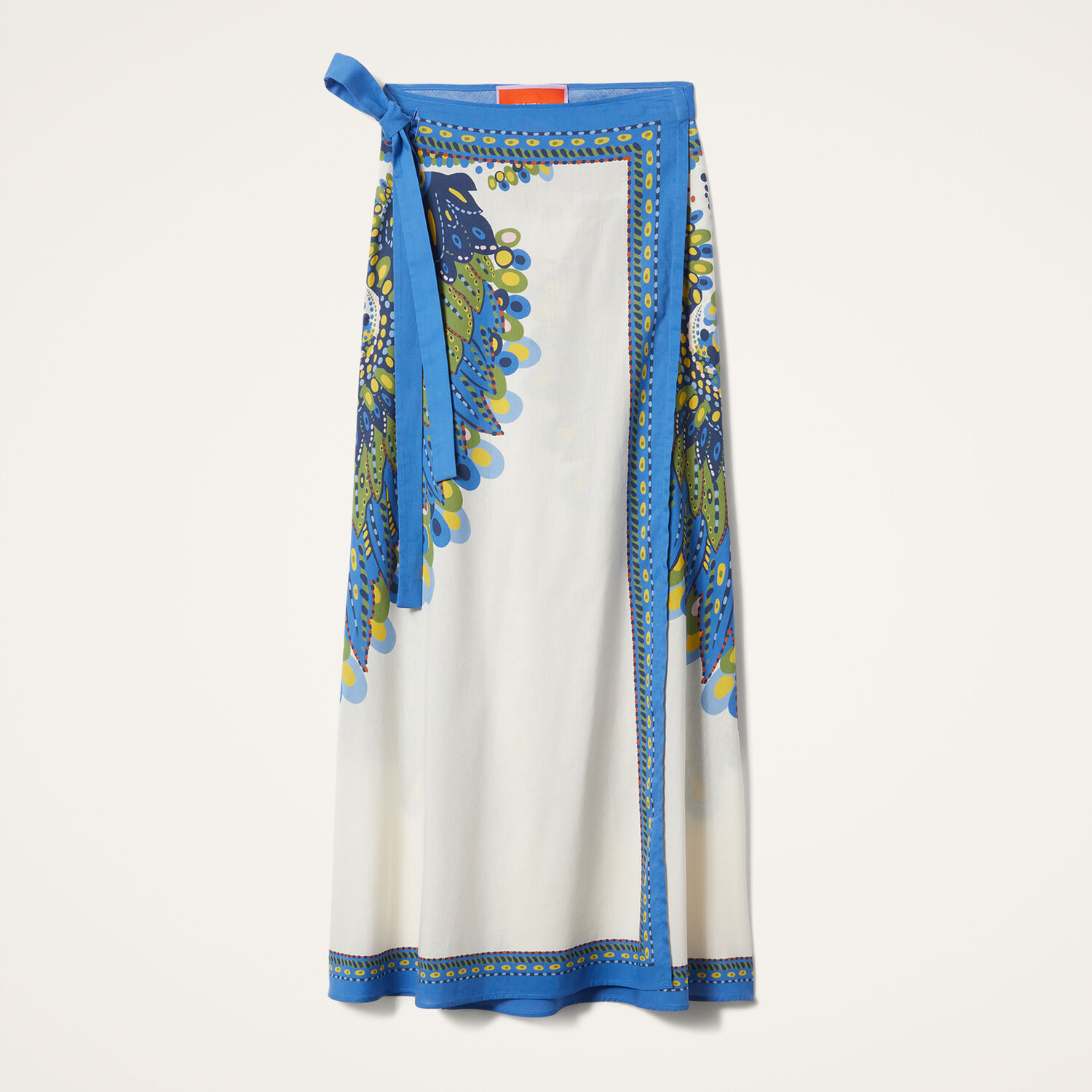 Shop La Doublej Sarong Skirt In Chakra Placée Multicolor