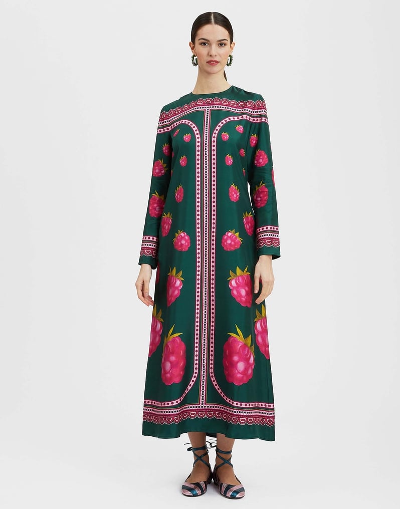 La DoubleJ Long Sleeve Swing Dress La DoubleJ Long Sleeve Swing Dress Lampone Placée Emerald DRE0231SIL006FMB06GR04