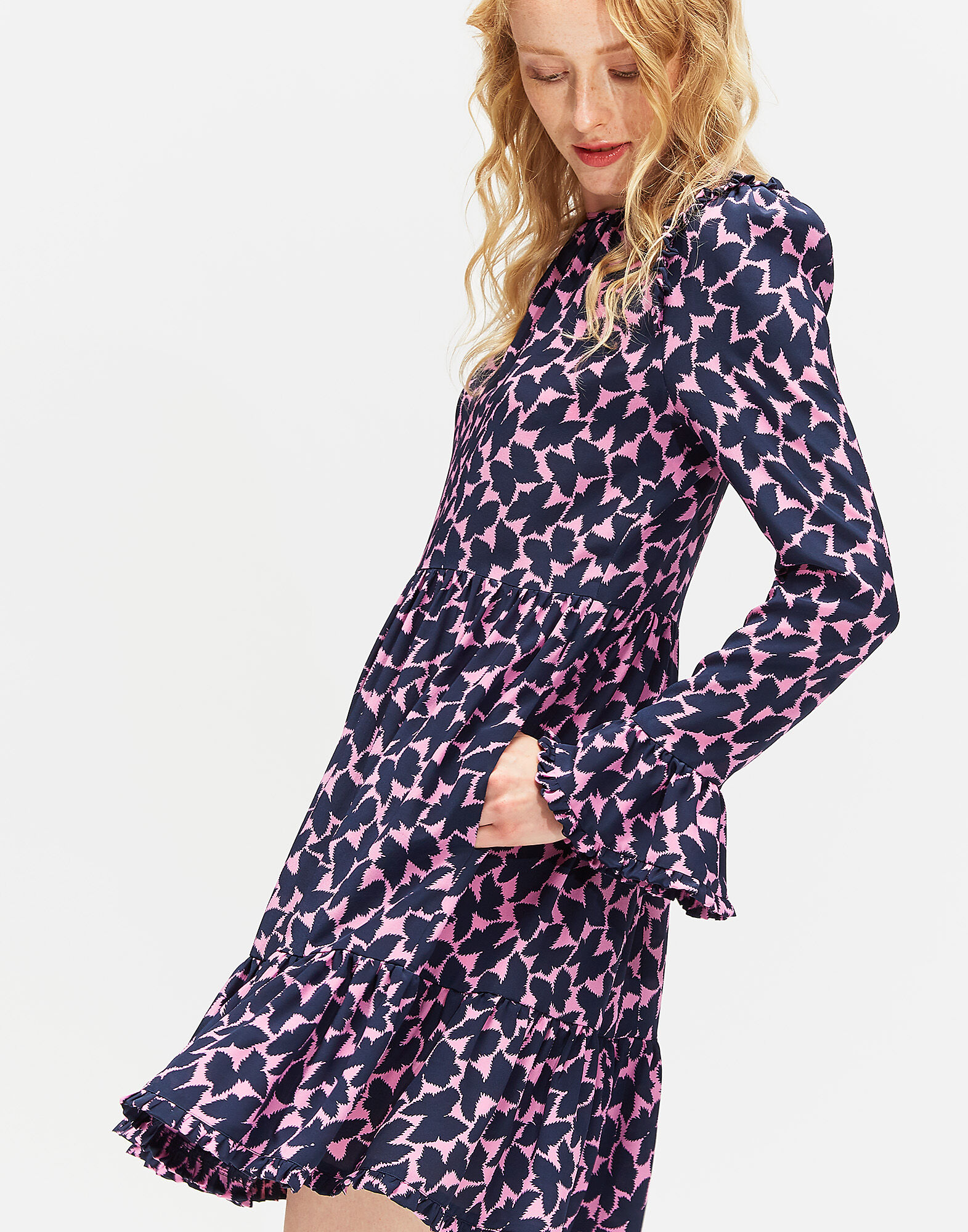 LaDoubleJ Short Visconti Dress Farfalline DRE0074CRE001FAF0001