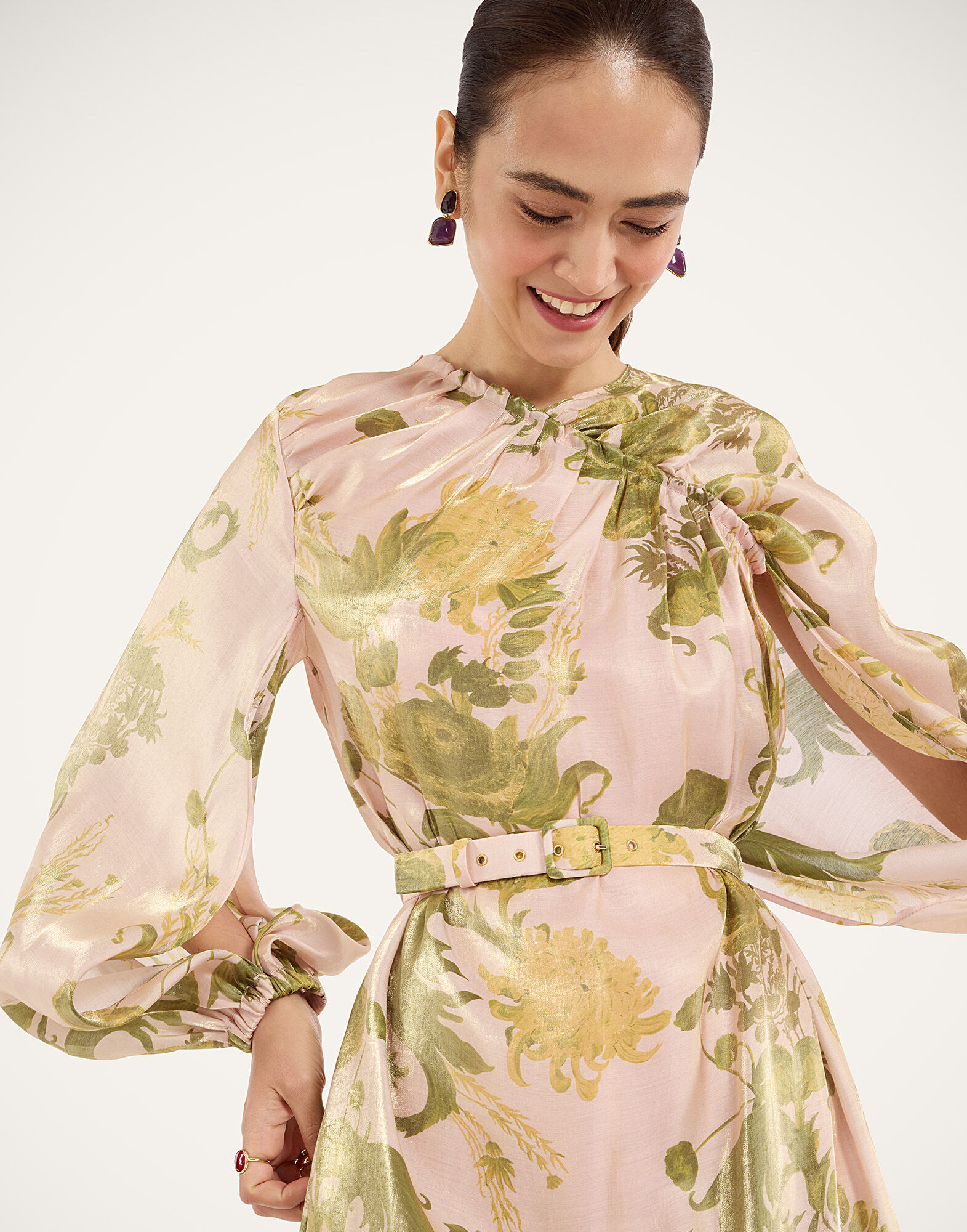 La DoubleJ Brigid Dress Coven Pink DRE1144CHF008COV01PI01