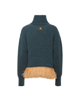 La DoubleJ High Kick Sweater La DoubleJ High Kick Sweater Blue PUL0174KNI098VA210BU07