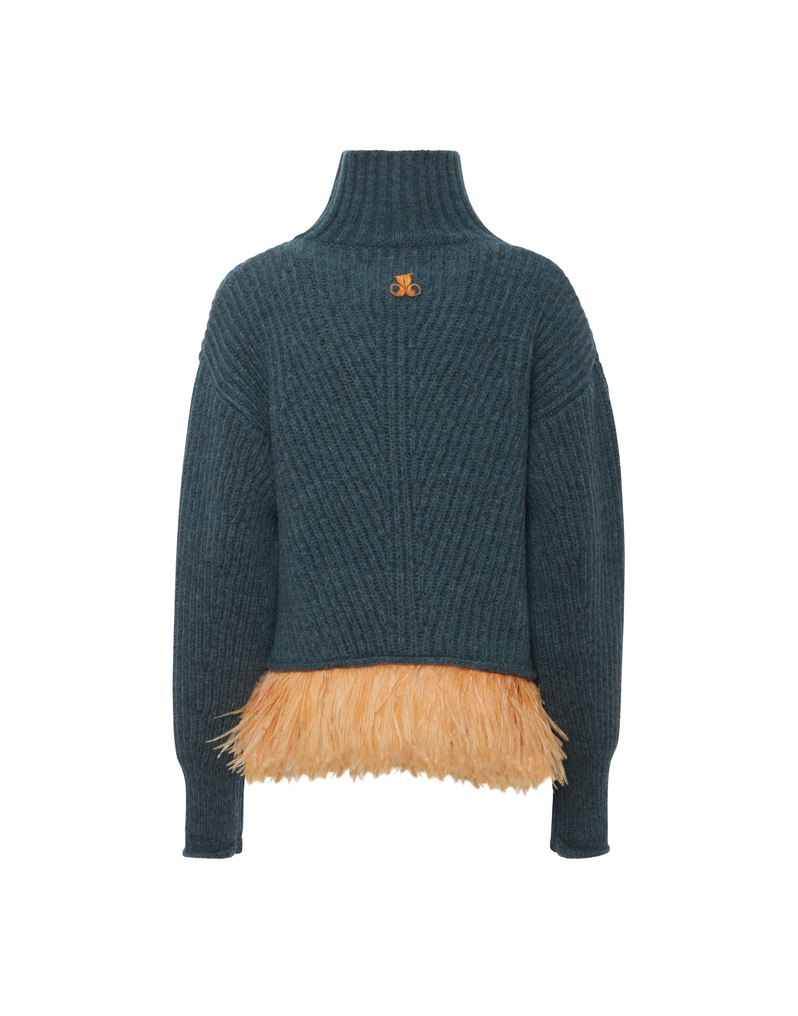 La DoubleJ High Kick Sweater La DoubleJ High Kick Sweater Blue PUL0174KNI098VA210BU07