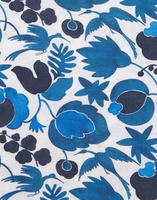 La DoubleJ Large Napkins Set Of 2 La DoubleJ Large Napkins Set Of 2 Wildbird Blu Small NAP0006LIN001CER0009