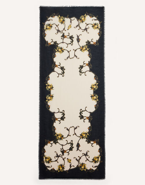La DoubleJ Scarf Buttercup Plac&eacute;e Black SCA0097MOS001BTC03BL01