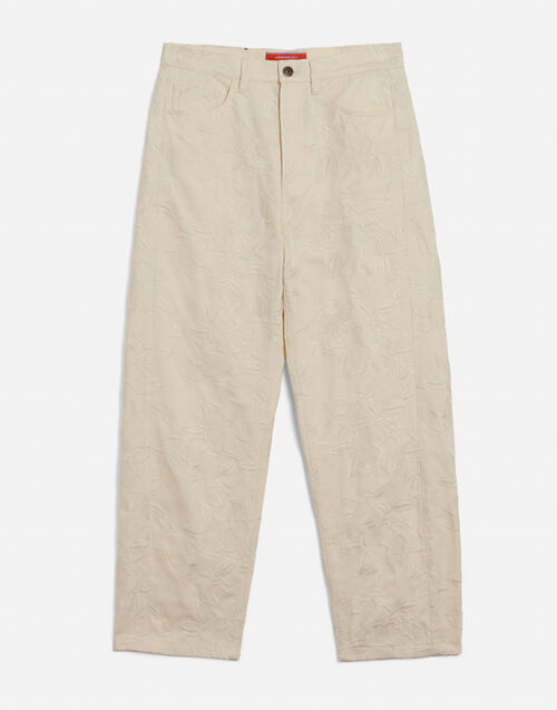 La DoubleJ Fancy Pants Solid Ecru TRO0196COT086SOLIDBR05
