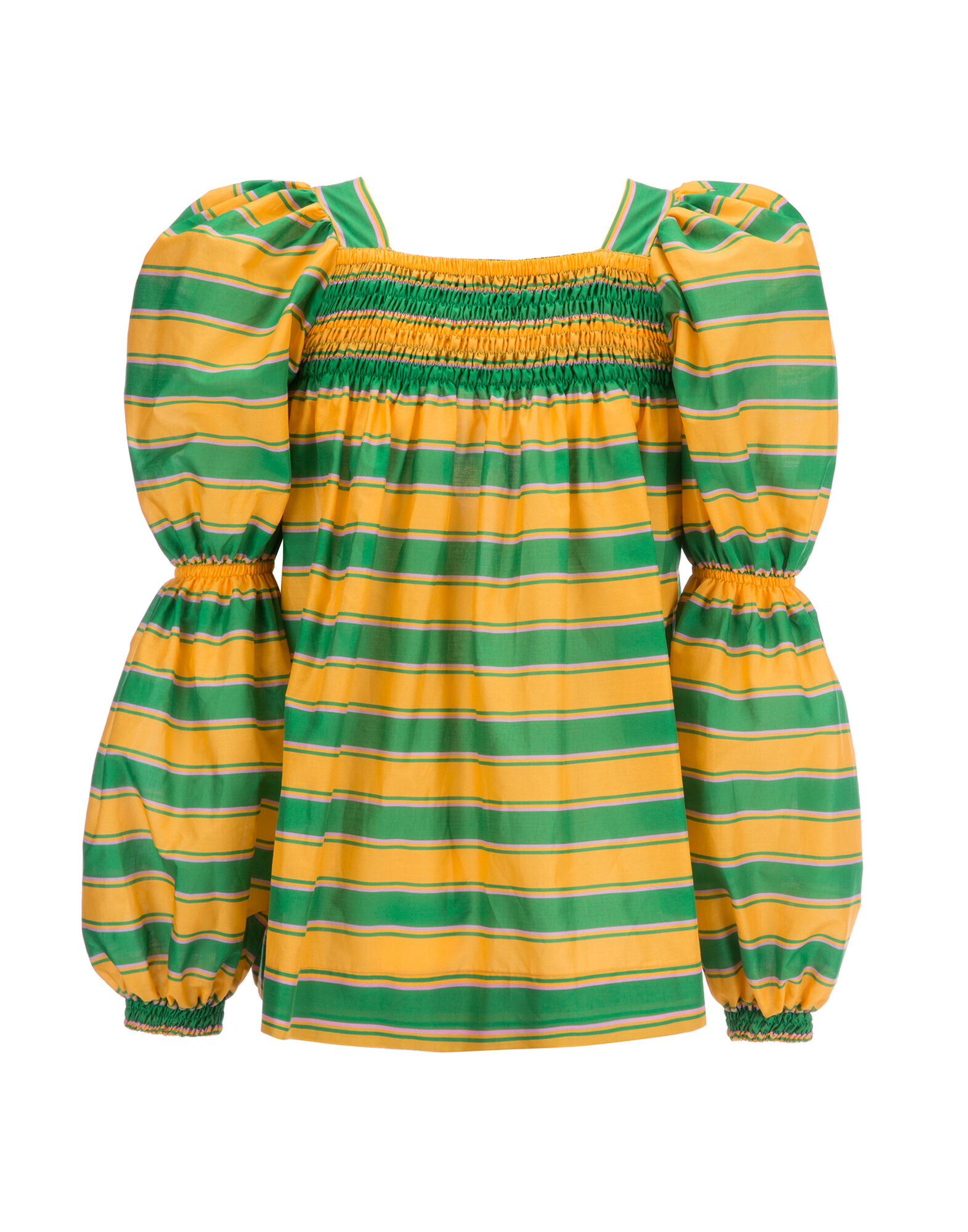 LaDoubleJ Peasant Top Ombrellone SHI0009COT003RIG0003