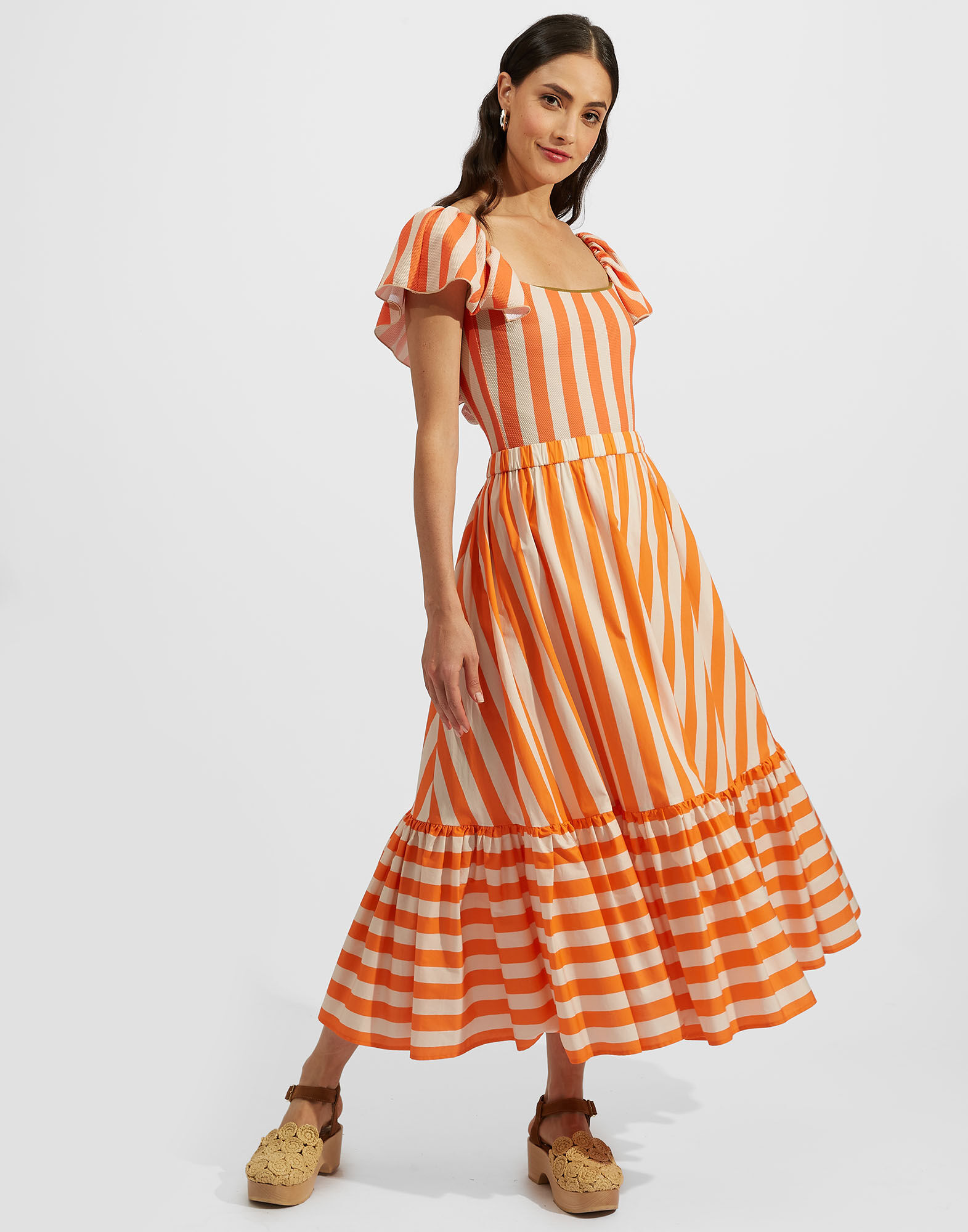 La DoubleJ Sunset Skirt Riviera SKI0068COT039RIV01OR02