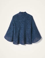 La DoubleJ Lacey Make An Exit Top La DoubleJ Lacey Make An Exit Top Solid Blue TOP0108LAC003SOLIDBU03