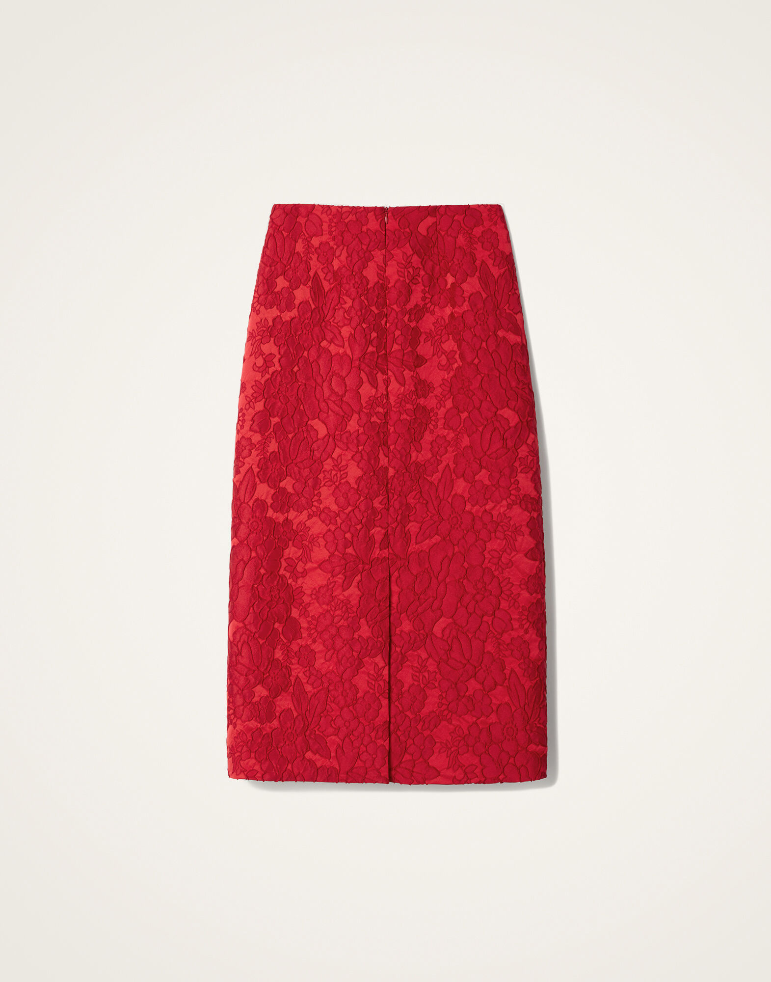 La DoubleJ Pencil Skirt Peony Red SKI0011JCQ111PEO04RE01