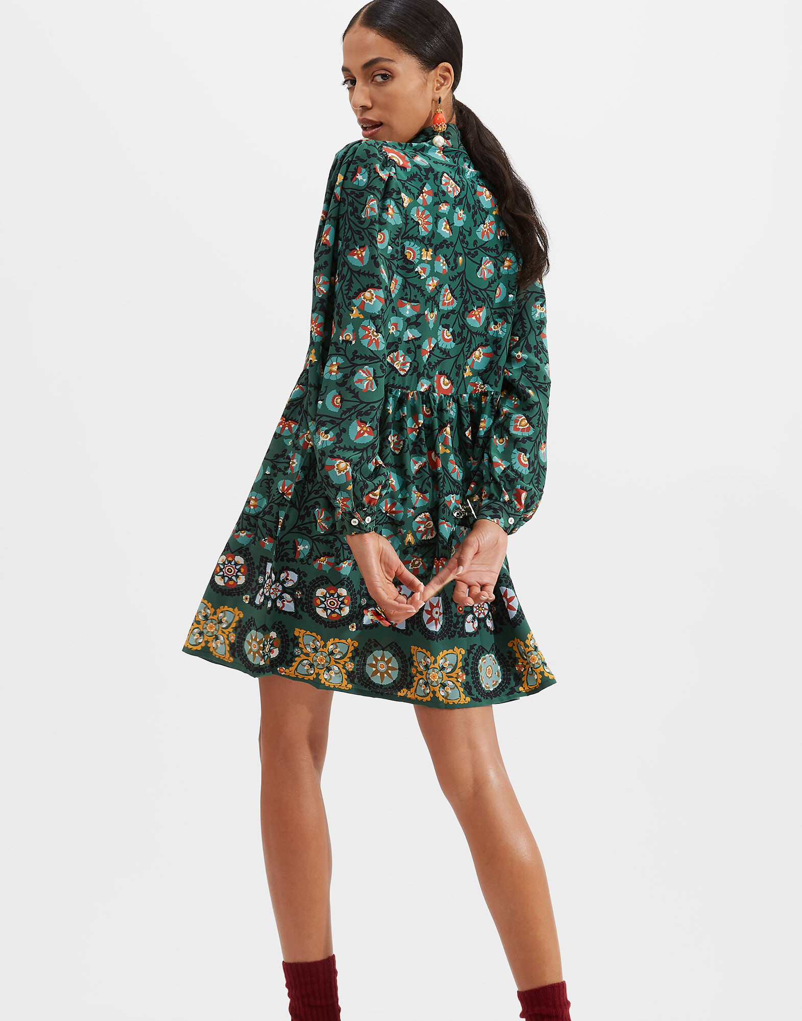 La DoubleJ Shorty Dress Suzany Plac&eacute;e DRE0293CRE002SUZ0004