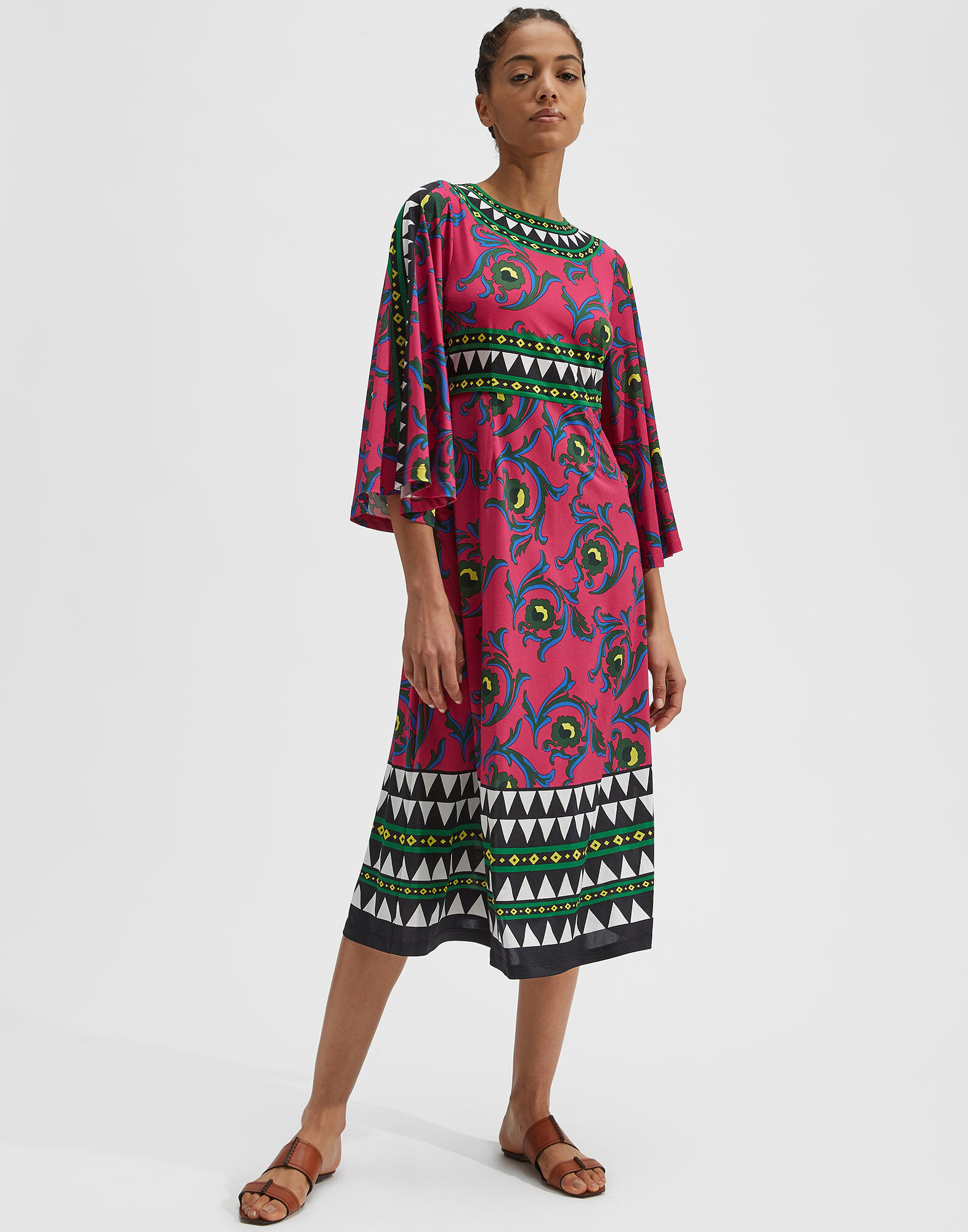 LaDoubleJ Sorella Dress Cartwheel Fuxia DRE0233JER012CRW0003