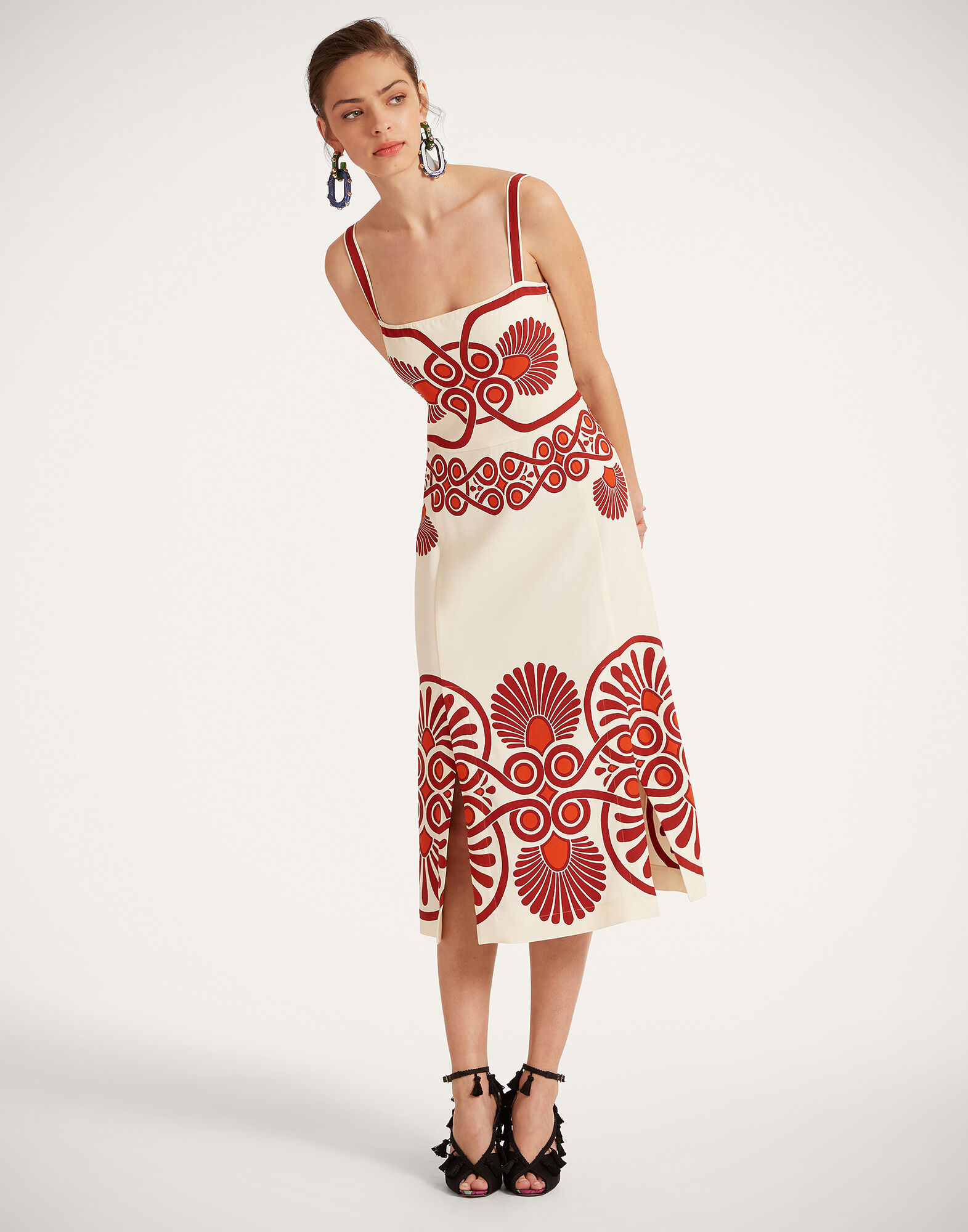 Buy Me A Martini Dress in Medallion Placée Cream for Women