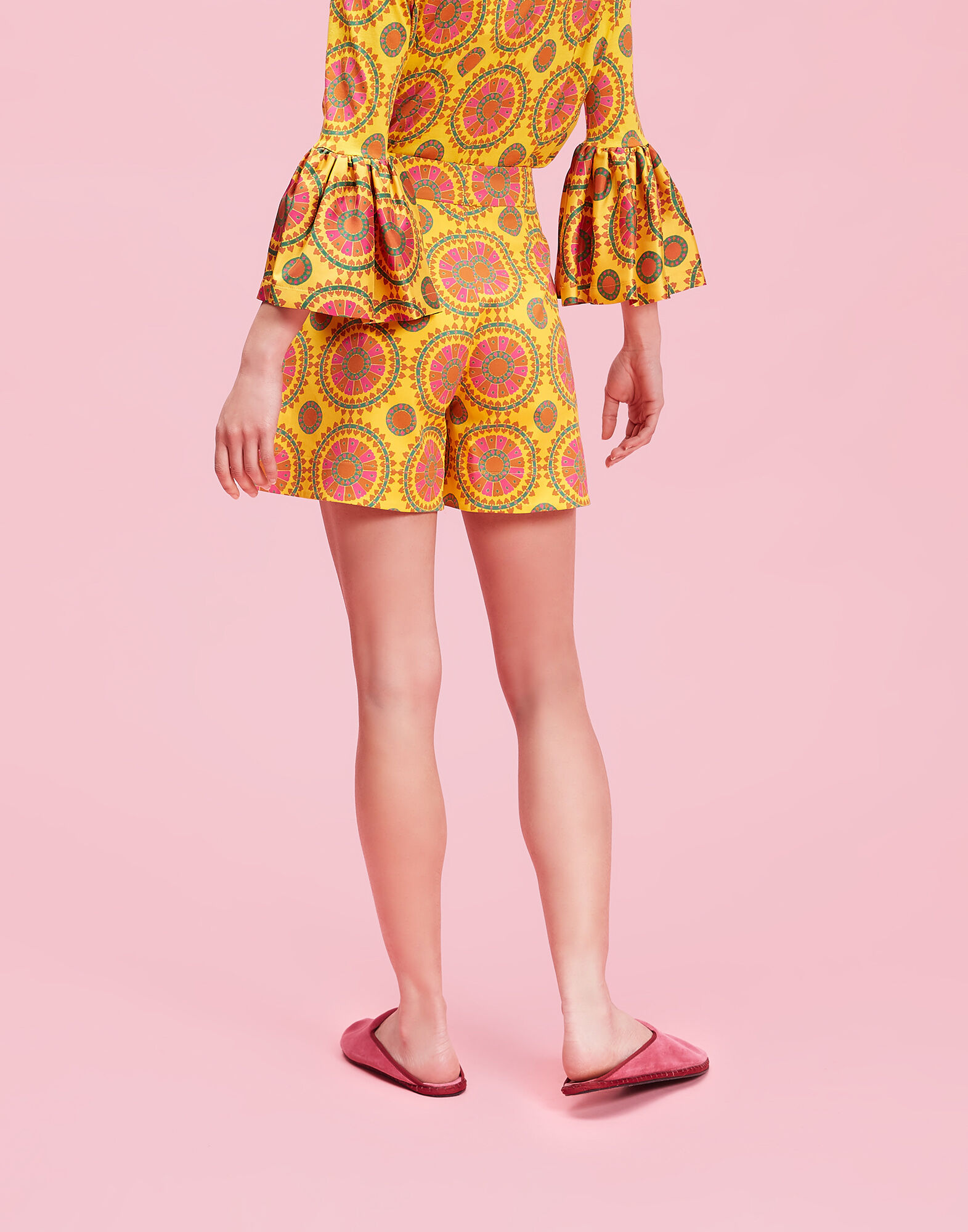 LaDoubleJ Good Butt Shorts Ruote Gialle TRO0010COT002RUO0003