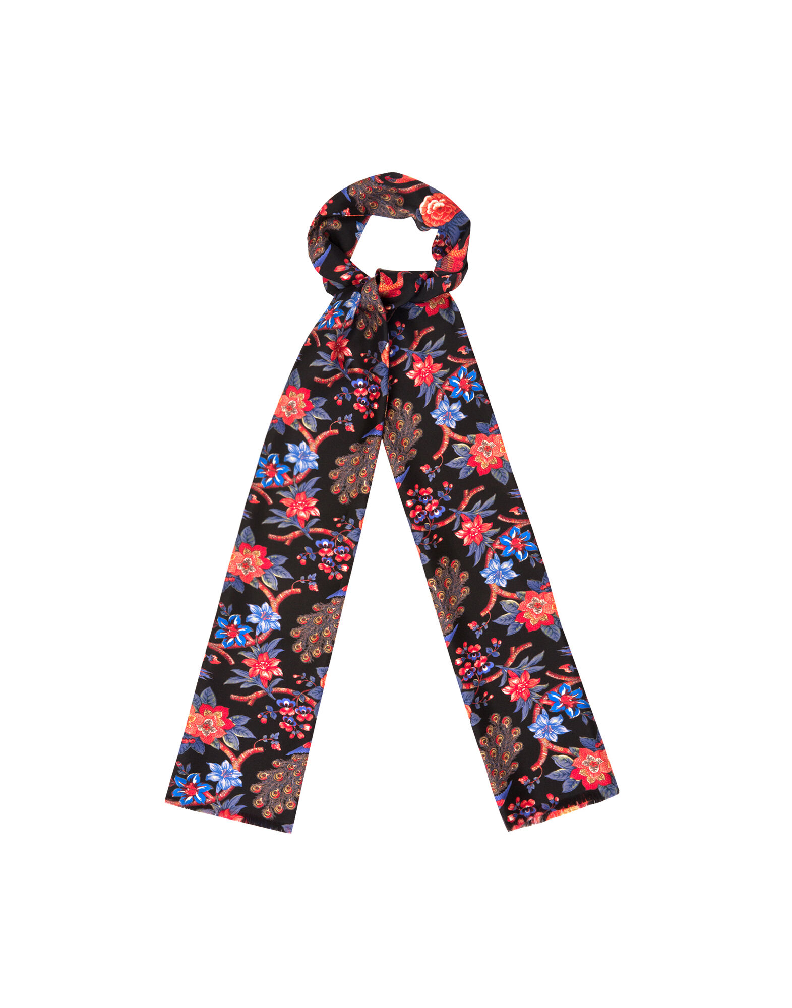 LaDoubleJ NECK SCARF Pavone Nero SCA0003SIL001PAV0001