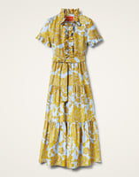 La DoubleJ Long And Sassy Dress La DoubleJ Long And Sassy Dress Tangle Light Blue DRE0017SIL001TAN01BU01