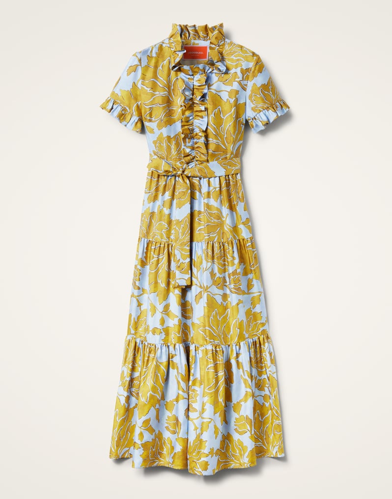 La DoubleJ Long And Sassy Dress La DoubleJ Long And Sassy Dress Tangle Light Blue DRE0017SIL001TAN01BU01