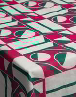 La DoubleJ Housewives Large Tablecloth La DoubleJ Housewives Large Tablecloth Geometrico Rosa TBC0003LIN001GEO0002
