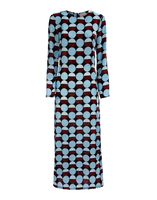 LaDoubleJ Long Sleeve Swing Dress LaDoubleJ Long Sleeve Swing Dress Sfere Azzurro DRE0184VEL004SFE0003