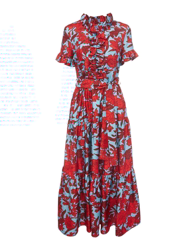 La DoubleJ Long and Sassy Dress La DoubleJ Long and Sassy Dress Lilium Turchese DRE0017SIL001LIL0005