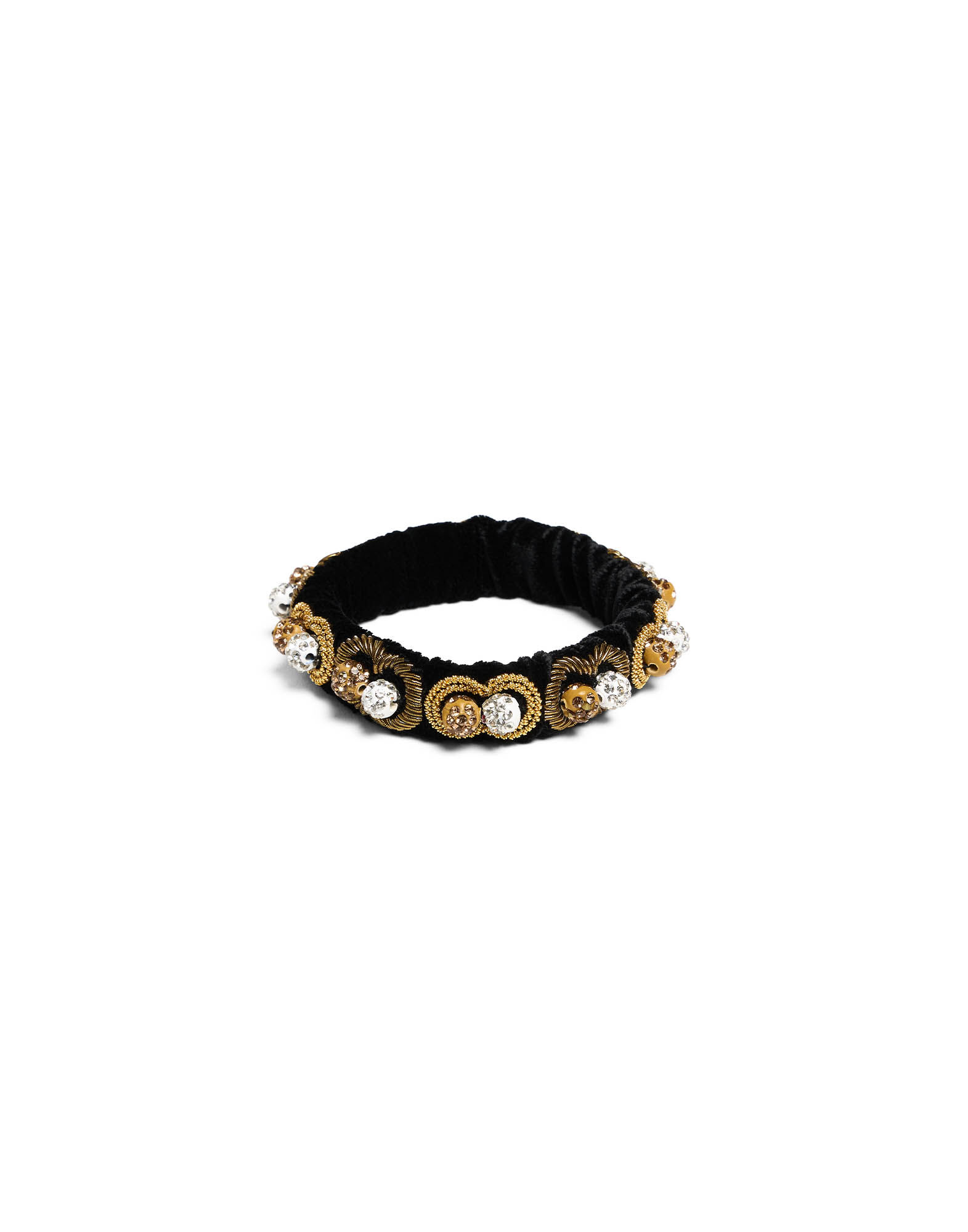 La DoubleJ Tesoro Bracelet Solid Black BAC0010VEL015SOLIDBL01