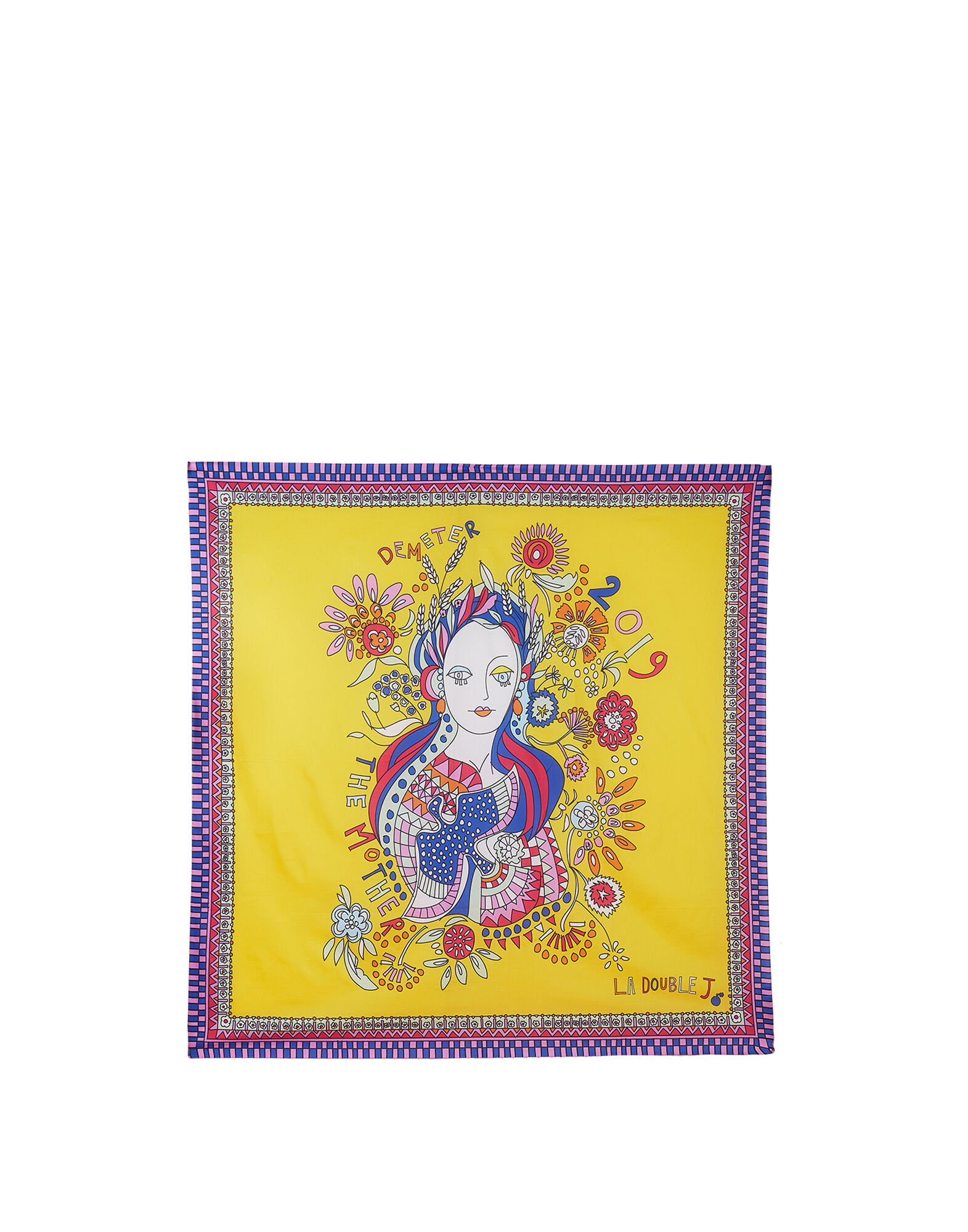 LaDoubleJ Square Scarf Demeter SCA0006COS001DEM0004