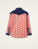 La DoubleJ The Tycoon Shirt La DoubleJ The Tycoon Shirt Pull My Petaltail Orange SHI0136COT072PET03OR02