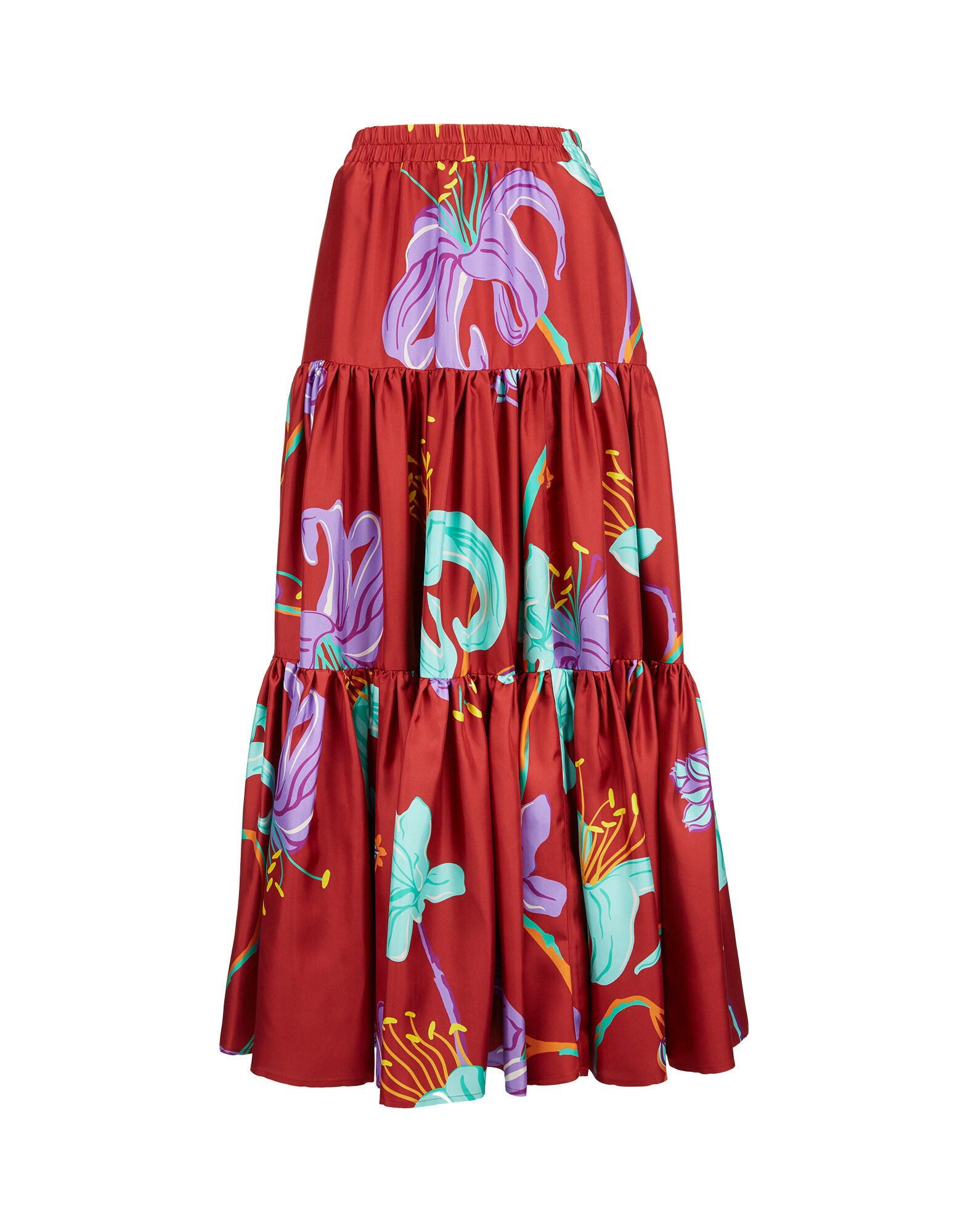 LaDoubleJ Big Skirt Maneater Rosso SKI0001SIL001MAN0002