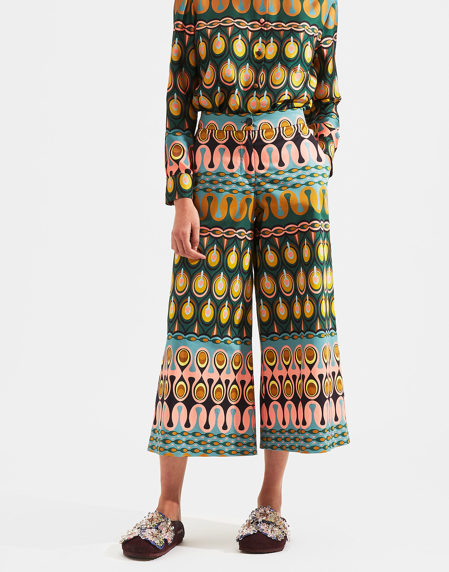 LaDoubleJ Coulotte Pants Rio Verde TRO0027COT006RIO0002