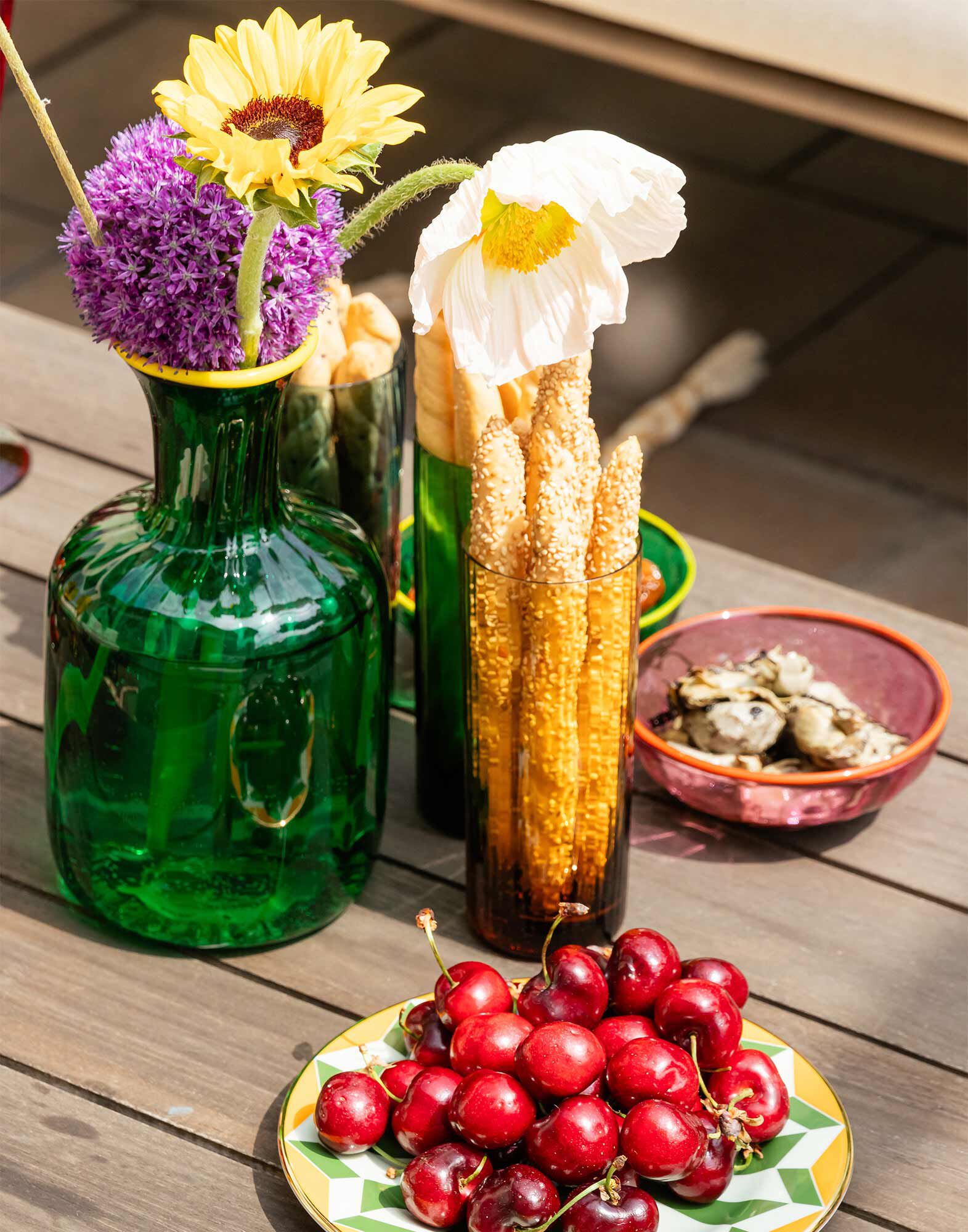 La DoubleJ Murano Carafe Green GLA0009MUR001GRE0001