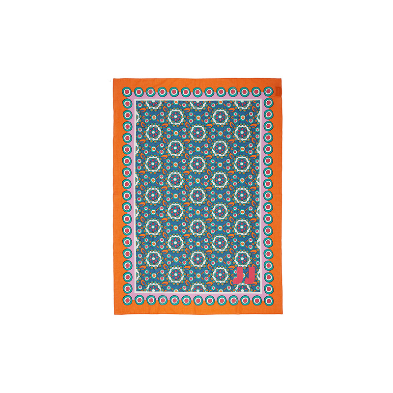 LaDoubleJ Pareo LaDoubleJ Pareo Kaleidoscope Bluette SCA0020COT021KAL0008