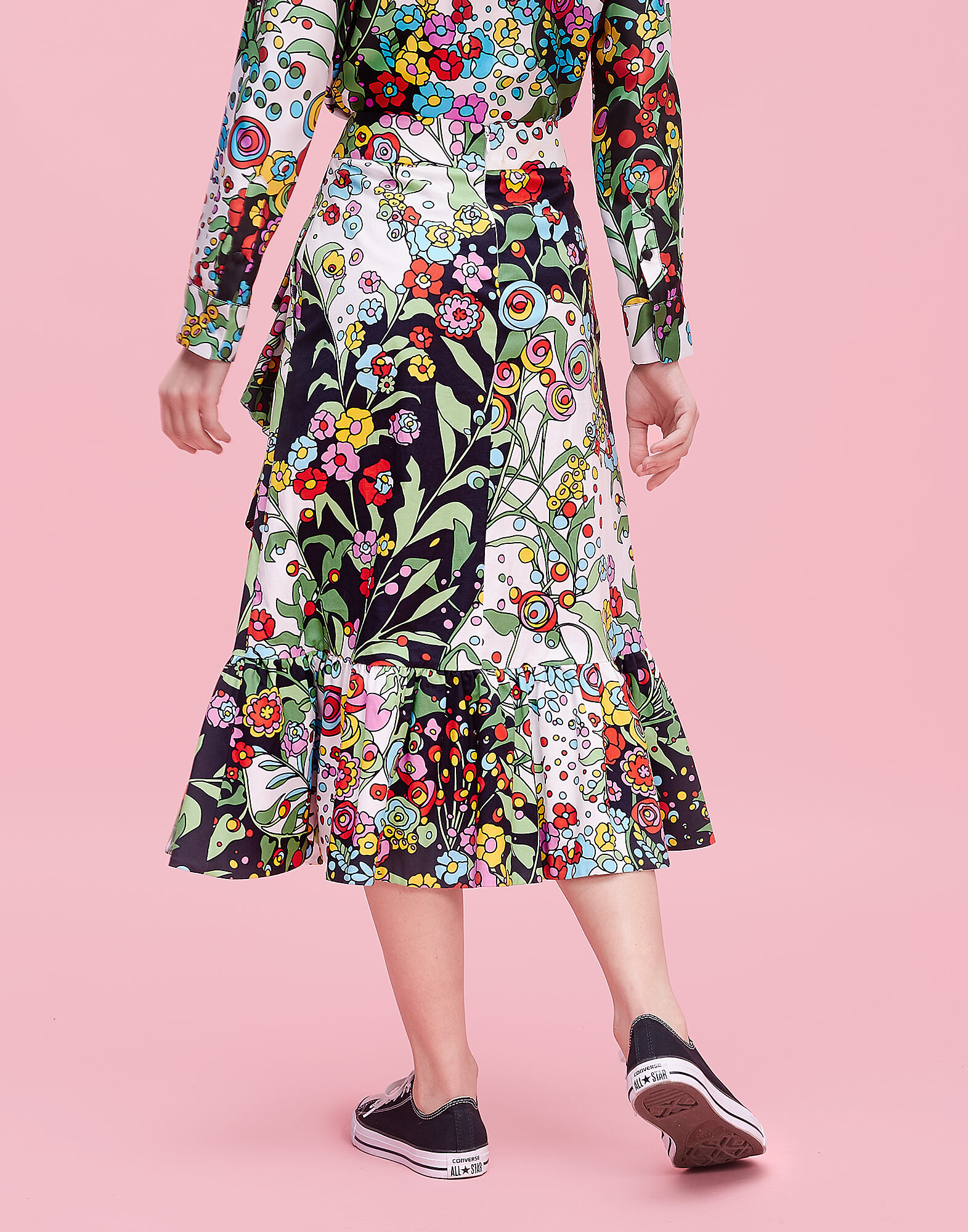 LaDoubleJ Jazzy Skirt Holly Hock SKI0021COT006HOL0001