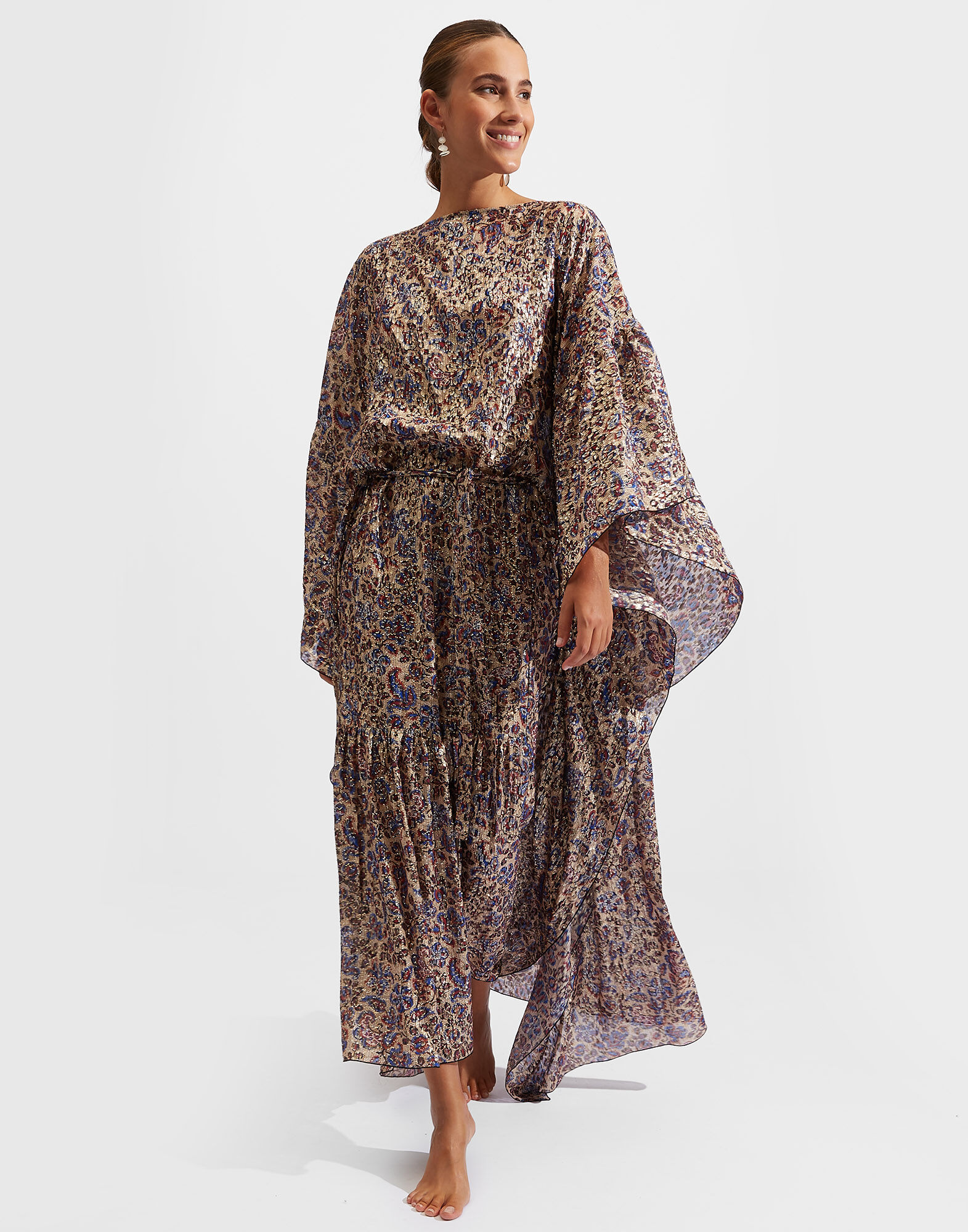 La DoubleJ Cascata Kaftan Ortica DRE0404FCP004ORT0002