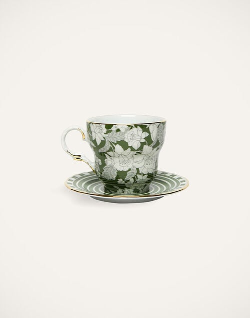 La DoubleJ Big Mama Cup And Saucer La DoubleJ Big Mama Cup And Saucer Lilium Avorio DIS0066CER001LIL0008