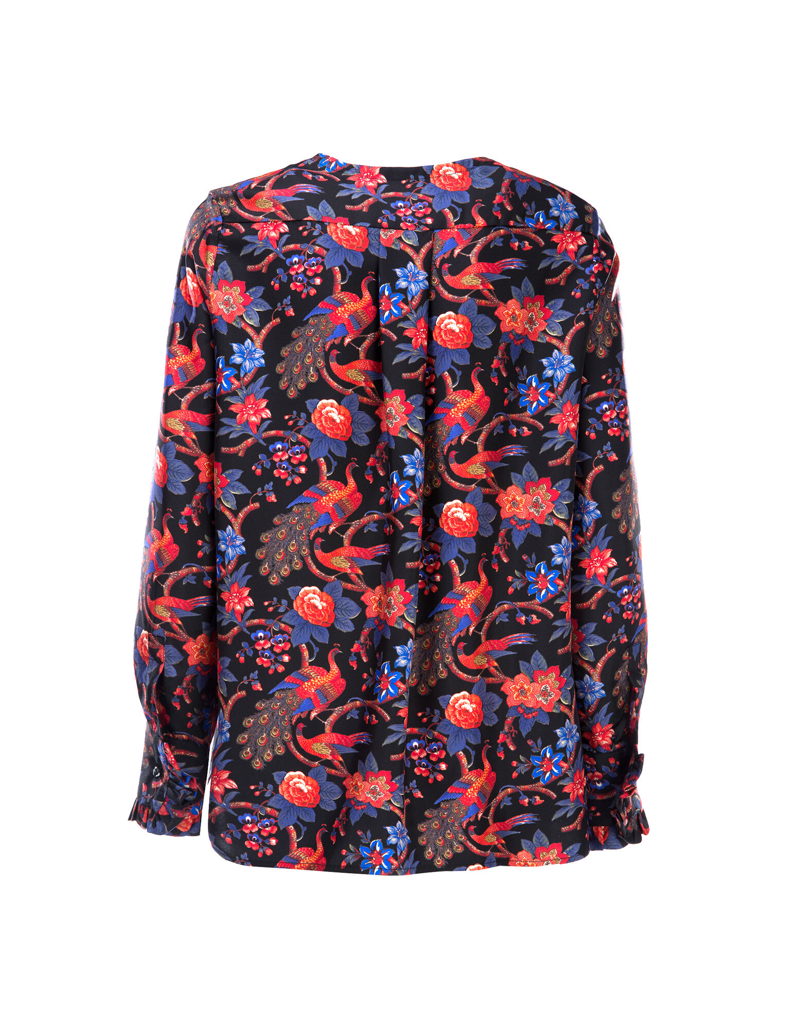 LaDoubleJ Tuxedo Shirt Pavone Nero SHI0005SIL001PAV0001