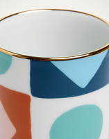 La DoubleJ Decorative Cup La DoubleJ Decorative Cup Diamond Dots VAS0008CER001CHA0004