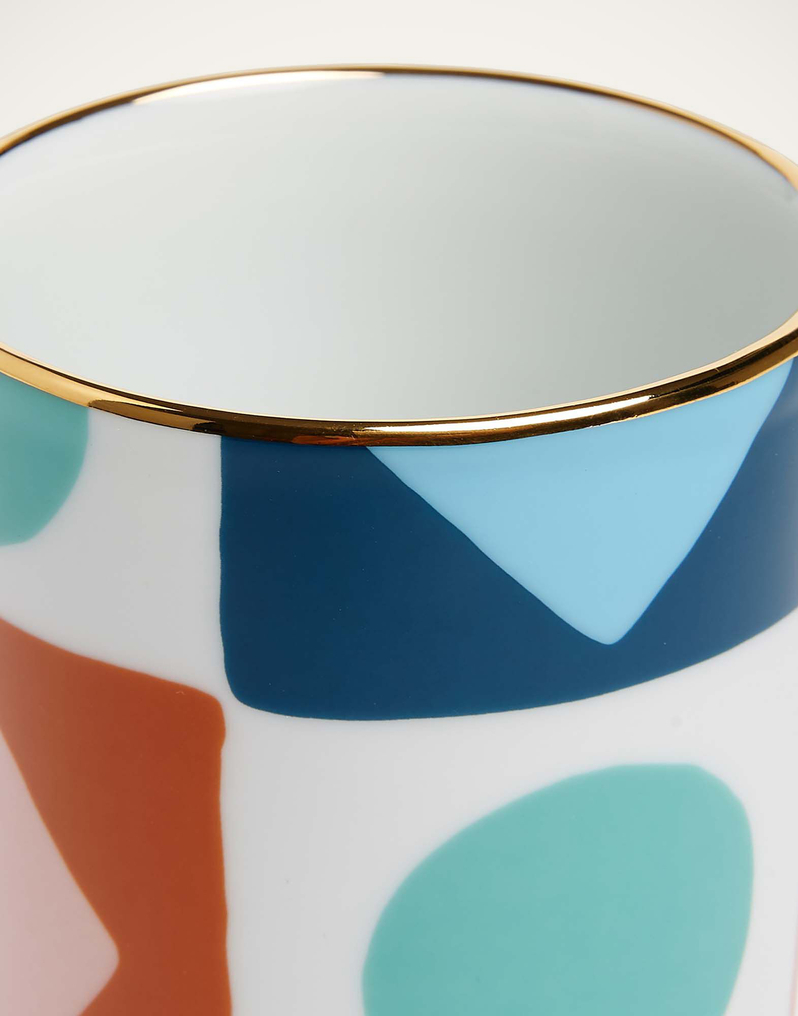 La DoubleJ Decorative Cup La DoubleJ Decorative Cup Diamond Dots VAS0008CER001CHA0004