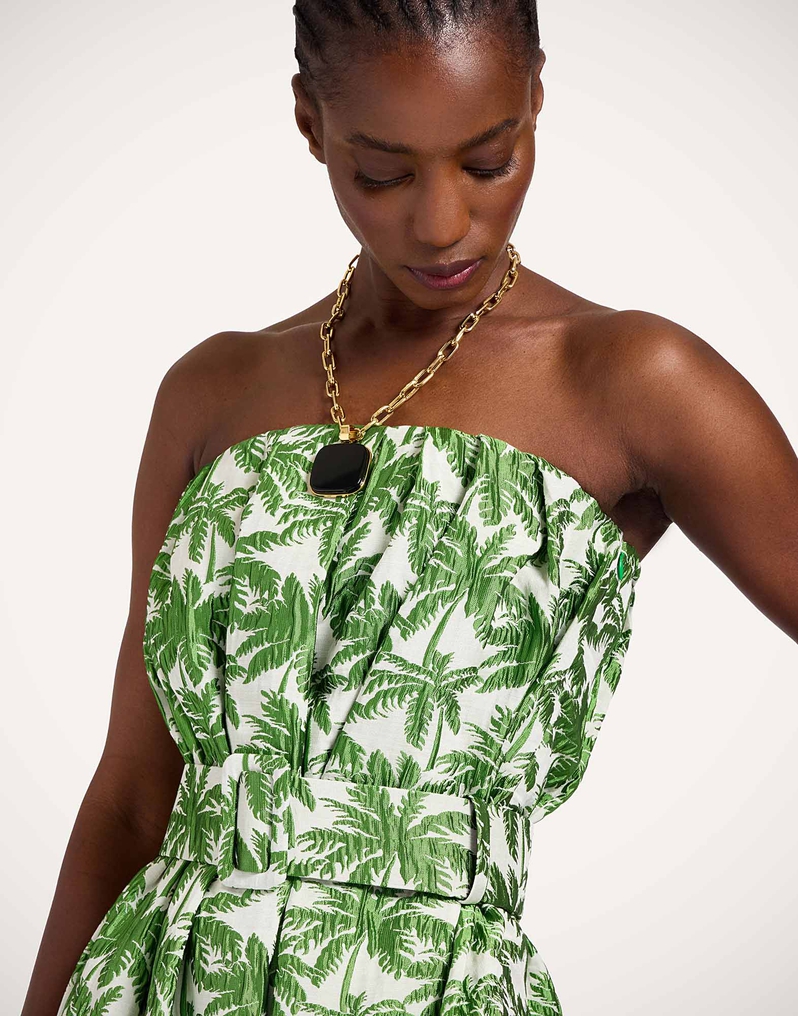 La DoubleJ Medium Belt La DoubleJ Medium Belt Tropicana White BEL0007JCQ112TRC03WH01