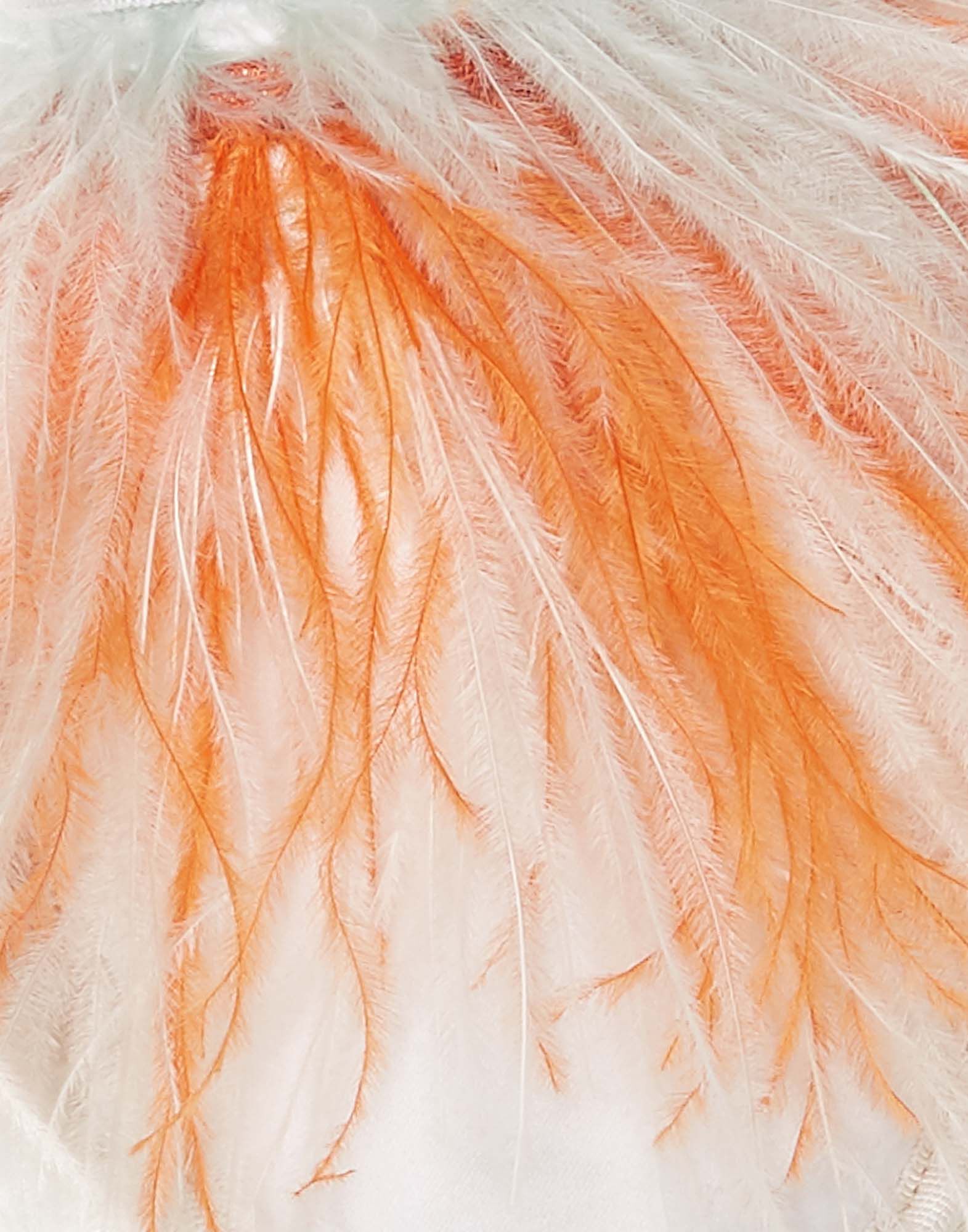 La DoubleJ Feather Slipper Solid Ivory SHO0007RAS005AVO0001