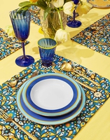 La DoubleJ Soup Plates Set Of 2 La DoubleJ Soup Plates Set Of 2 Rainbow Blue SOU0002CER001RAI04BU03