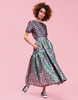 LaDoubleJ Oscar Skirt LaDoubleJ Oscar Skirt Check Verde SKI0012JAC009CHE0002
